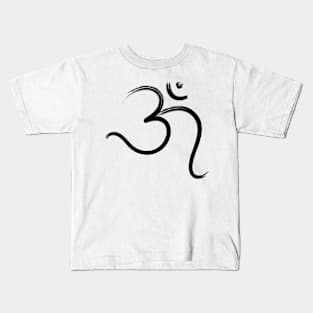 Aum Om Symbol Yoga Meditation Kids T-Shirt